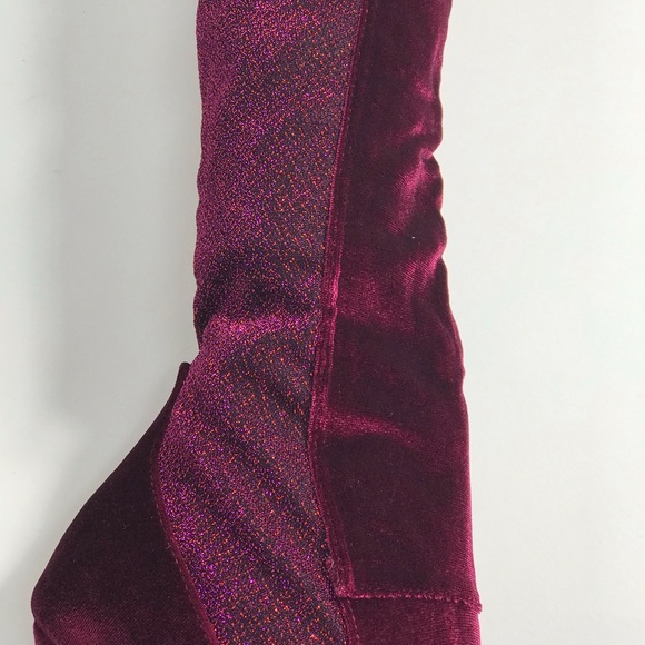 ♥️🔥♥️ velvet thigh highs ♥️🔥♥️ - Picture 3 of 5